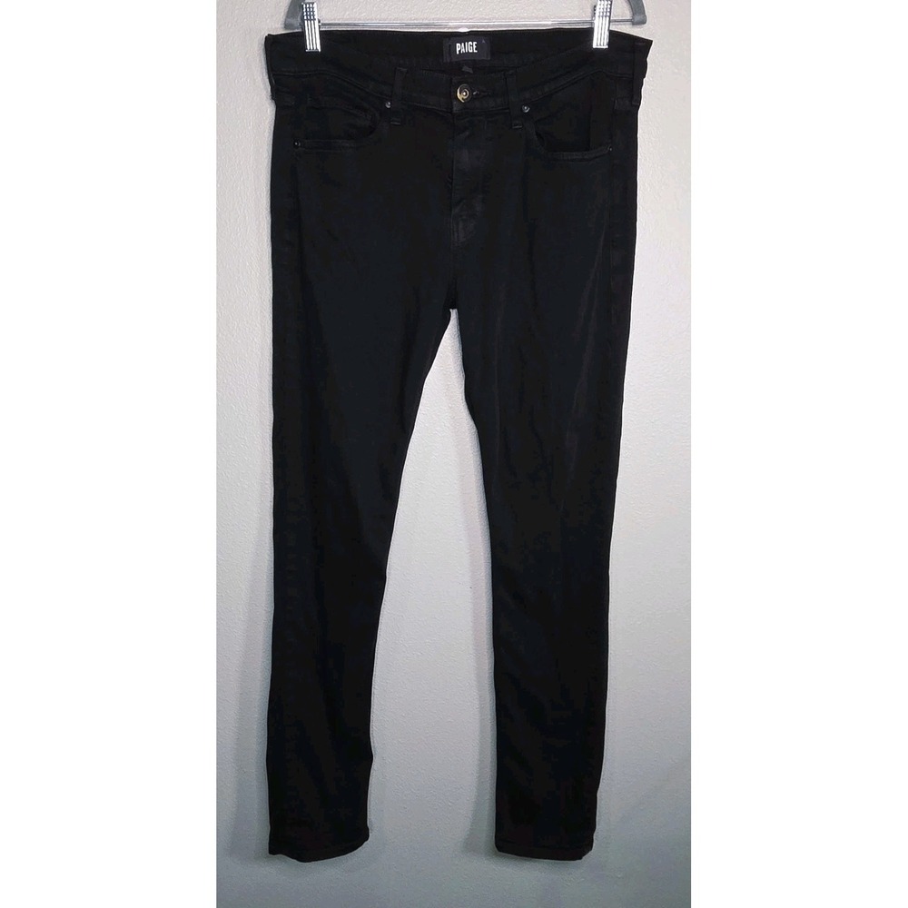 Paige Lennox Jeans‎ Men's 33 Black Slim Straight Stretch Denim Premium